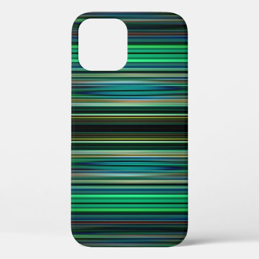 緑と黒のパタストライプのーンCase-Mate iPhone c Case-Mate iPhoneケース (裏面)