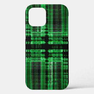 緑と黒のマトリックスパターンCase-Mate iPhone ca 12ケース