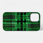 緑と黒のマトリックスパターンCase-Mate iPhone ca iPhoneケース (裏面横)