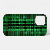 緑と黒のマトリックス柄 Case-Mate iPhone カバー (裏面横)