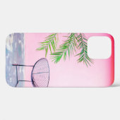 緑と黒のヤシのイラストレーション Case-Mate iPhoneケース (裏面 (横))