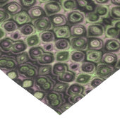 緑と黒の万華鏡のように千変万化するパターンマンダラパターン テーブルクロス (アングル)
