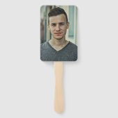 緑と黒の写真卒業ハンドファン ハンドファン (裏面)