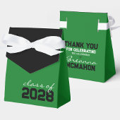 緑と黒の卒業特典ボックス フェイバーボックス