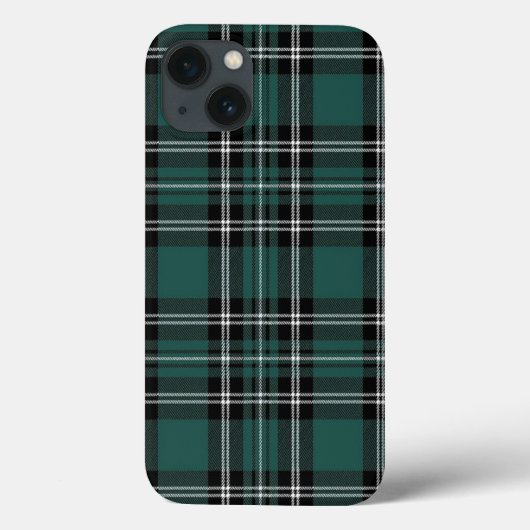 緑と黒の小切手 Case-Mate iPhoneケース (裏面)