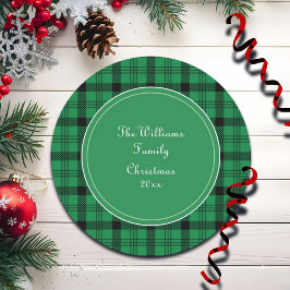 緑と黒の居心地の良いプレイス名 ラウンドシール