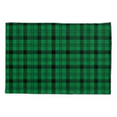 緑と黒の居心地の良いプレイス 枕カバー (裏面)