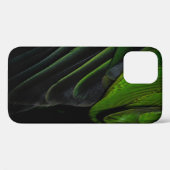 緑と黒の格子縞の織物 Case-Mate iPhoneケース (裏面 (横))