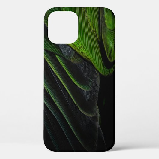 緑と黒の格子縞の織物 Case-Mate iPhoneケース (裏面)