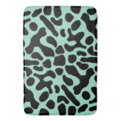 緑と黒の毒ダーツカエル バスマット (正面縦)