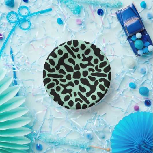 緑と黒の毒ダーツカエル ペーパーボウル (パーティー)