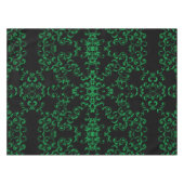 緑と黒の渦巻きゴシッ結婚クス テーブルクロス (正面(横))