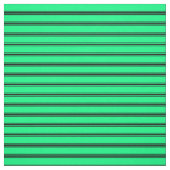 緑と黒の線のパターン ファブリック (見本)