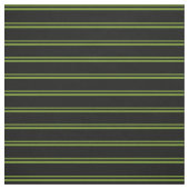 緑と黒の線の付いたパターン ファブリック (見本)