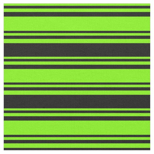 緑と黒の色のストライプ ファブリック (クローズアップ)