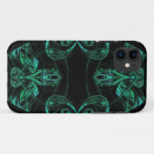 緑と黒のiPhone 5カスタムケース – メイトID Case-Mate iPhoneケース (裏面(横))