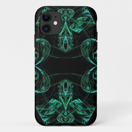 緑と黒のiPhone 5ケースメイトがほとんど存在しない Case-Mate iPhoneケース (裏面)