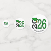 緑と黒2025年卒業 コンフェッティ (正面)
