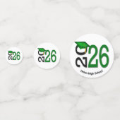 緑と黒2025年卒業 コンフェッティ (裏面)