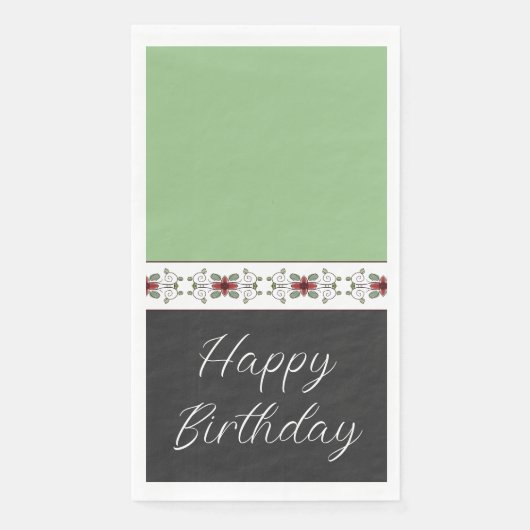 緑と黒、フローラ詳細 (正面)