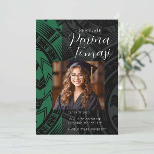 緑と黒 招待状 (スタンド正面)