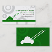 緑にリングや輪の刈ること 名刺 (正面/裏面)