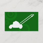 緑にリングや輪の刈ること 名刺 (裏面)