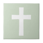 緑に交差 タイル (正面)