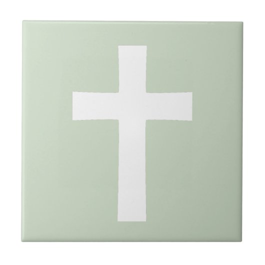 緑に交差 タイル (正面)