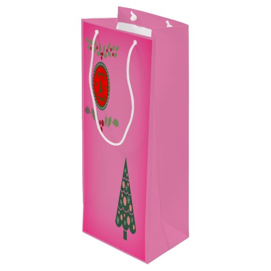 緑に囲まれた季節のごあいさつ縁ど ワインギフトバッグ (裏面アングル)