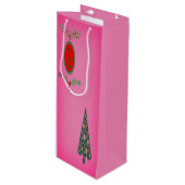 緑に囲まれた季節のごあいさつ縁ど ワインギフトバッグ (正面アングル)