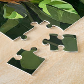 緑に囲まれた愛らしいチムンク ジグソーパズル (側面)