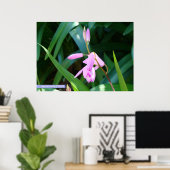 緑に対してピンク ポスター (ホームオフィス)