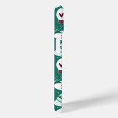 緑に染み込んだ冬のクリスマスミッテンス Case-Mate iPhoneケース (裏面 / 右)