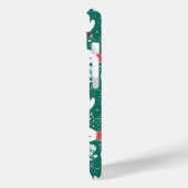 緑に染み込んだ冬のクリスマスミッテンス Case-Mate iPhoneケース (裏面 / 左)