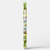 緑に熟成した魚の輝く砂質感万華鏡のように千変万化するパターン Case-Mate iPhoneケース (裏面 / 左)