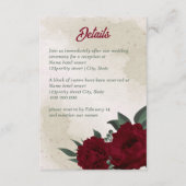 緑に燃え結婚る花 エンクロージャーカード (正面)