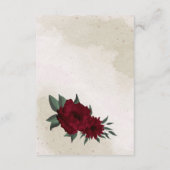 緑に燃え結婚る花 エンクロージャーカード (裏面)