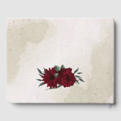 緑に燃え結婚る花 ゲストブック (裏面)