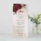 緑に燃え結婚る花 メニュー (スタンド正面)