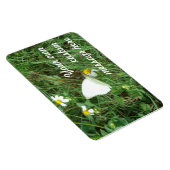 緑に白パーソナライズされた マグネット (右側)