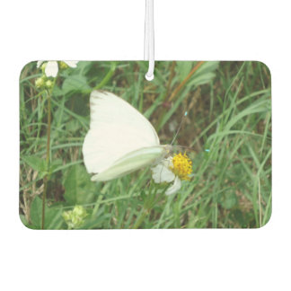 緑に白 カーエアーフレッシュナー