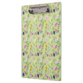 緑に繊細な水色の野花 クリップボード (左)