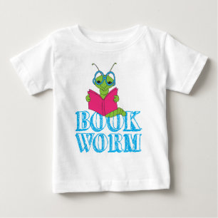 『緑に輝く漫画本虫の本』 ベビーTシャツ