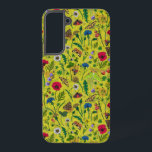 緑に野生の花と蛾 SAMSUNG GALAXY S22 ケース<br><div class="desc">種々絵を描の野生の花のハンドコレクション。</div>