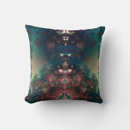 緑のおとぎ話 クッション (正面)