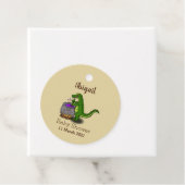 緑のおもしろいアリゲーター料理 フェイバータグ (インサイチュ)