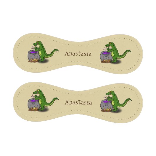 緑のおもしろいアリゲーター料理 野球ボール (パネル)