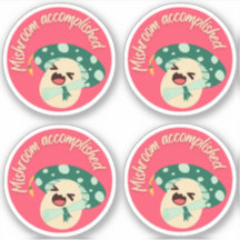 緑のおもしろいグラッドラベル – 4のパック