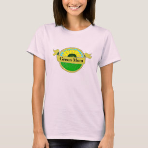 緑のお母さんのワイシャツ Tシャツ